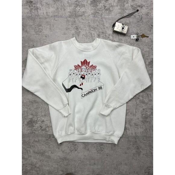 Vintage 80s Campaign Canada Crewneck - Picture 1 of 6